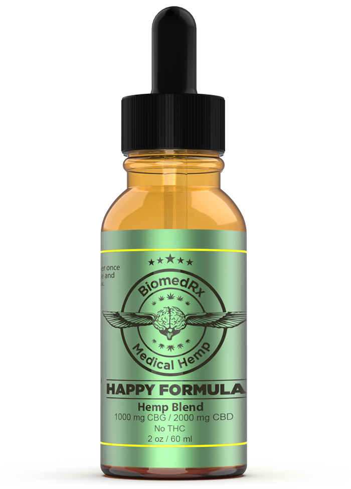 Happy Formula 1000mg CBG 2000mg CBD